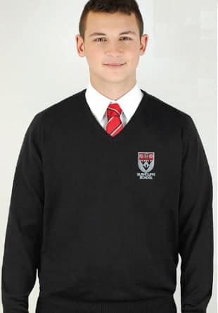 Rushcliffe School V-Neck Jumper - Just-SchoolWear & Academy School Uniforms