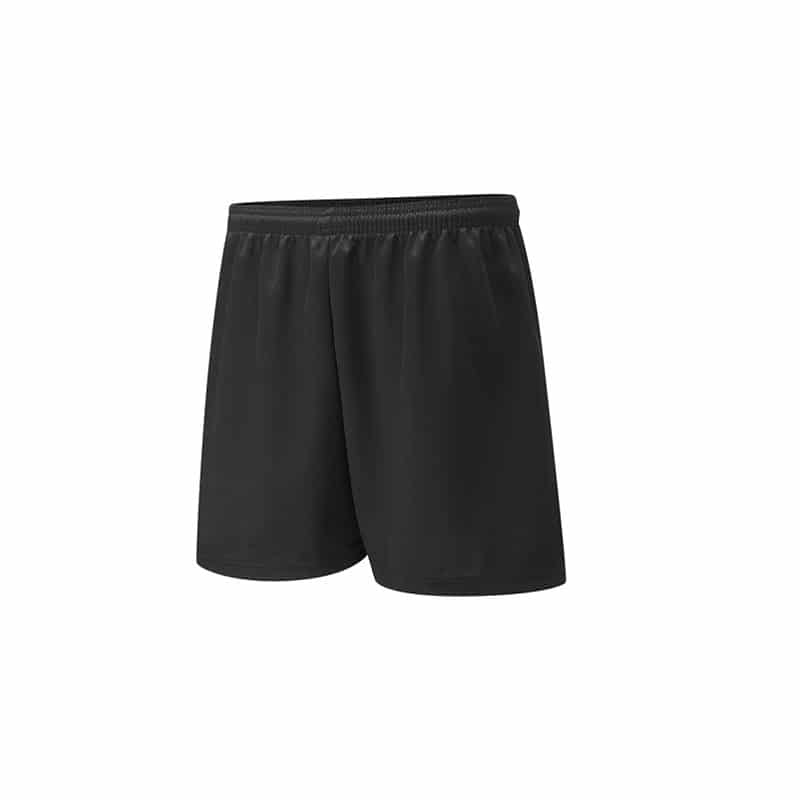 Black Honeycomb Sports Shorts